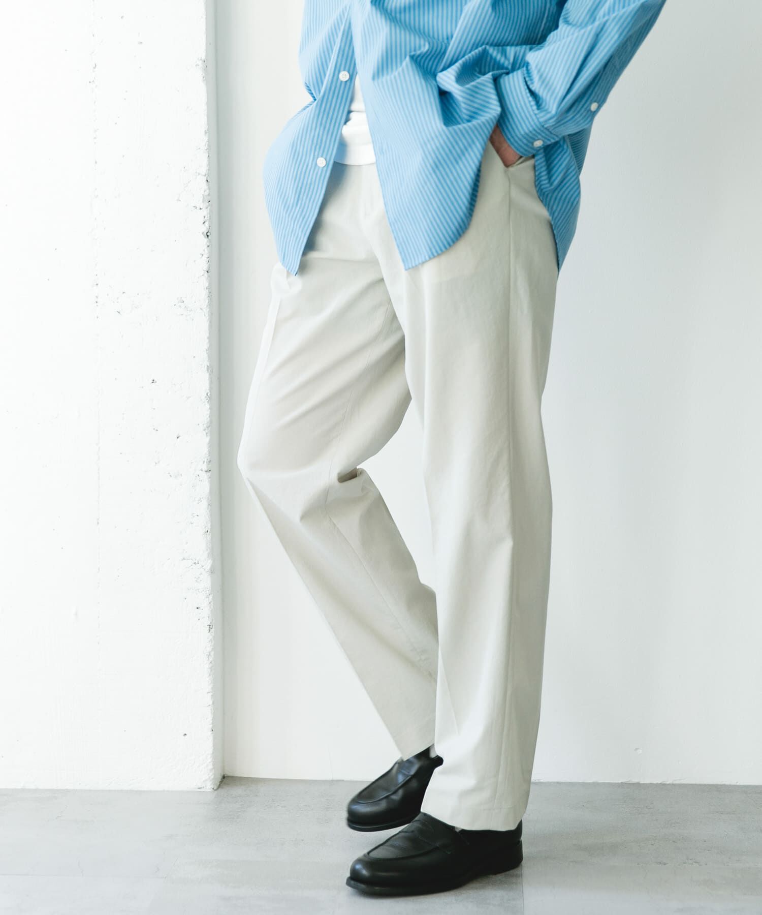 URBAN RESEARCH DOORS「『イージーケア/速乾/UVカット』クイックドライ 2タック ワイドトラウザー」|その他|