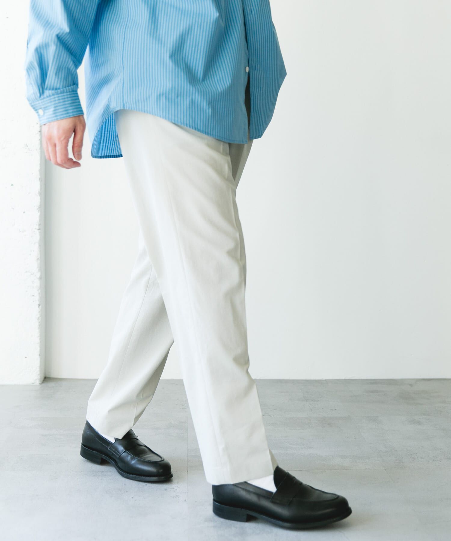 URBAN RESEARCH DOORS「『イージーケア/速乾/UVカット』クイックドライ 2タック ワイドトラウザー」|その他|