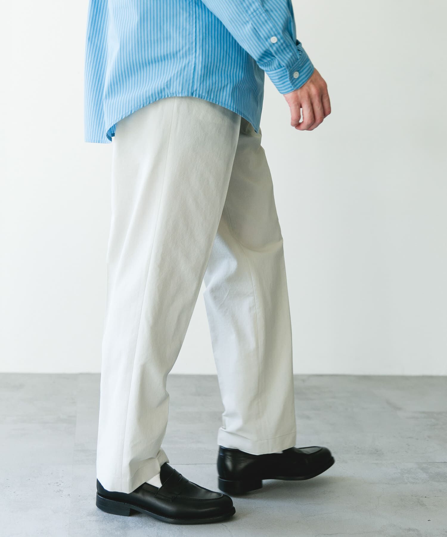 URBAN RESEARCH DOORS「『イージーケア/速乾/UVカット』クイックドライ 2タック ワイドトラウザー」|その他|