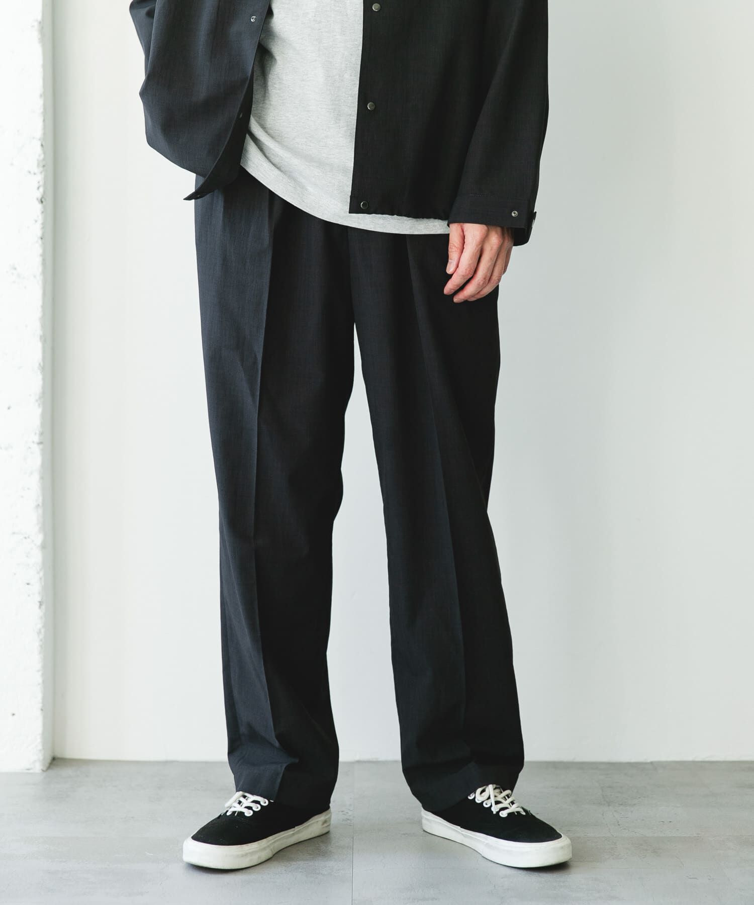 URBAN RESEARCH DOORS「『イージーケア/速乾/UVカット』クイックドライ 2タック ワイドトラウザー」|その他|