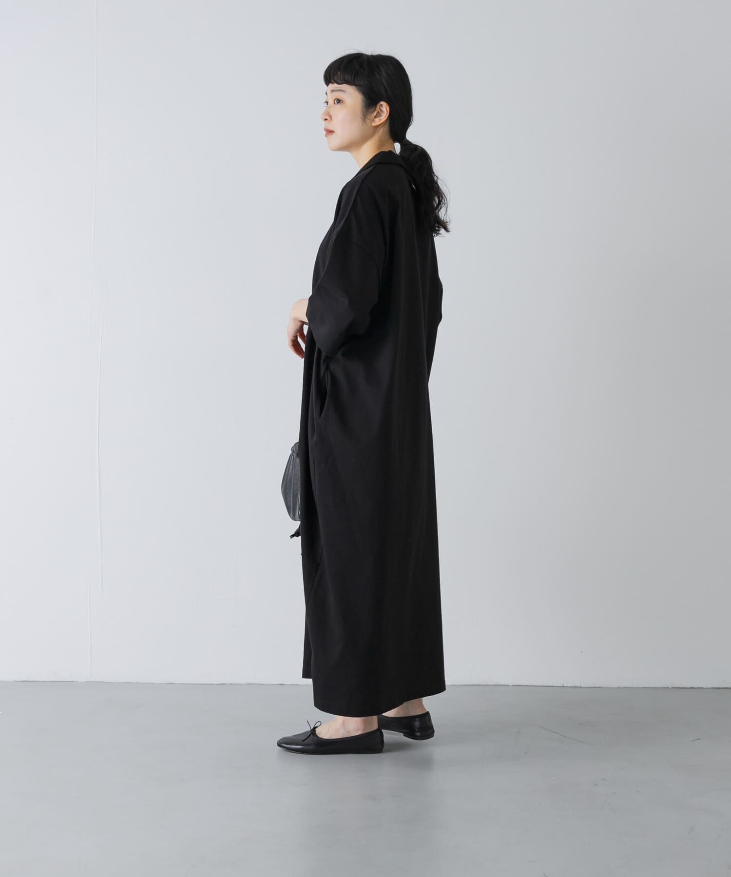 かぐれ「『2サイズ展開』オープンカラーカットワンピース」|ワンピース|