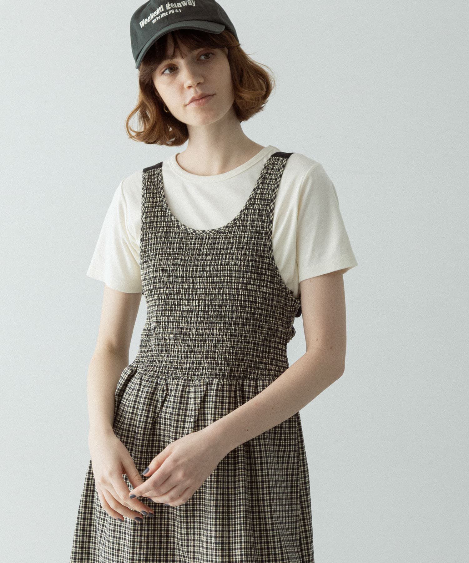 Sonny Label 「サマーチェックシャーリングキャミワンピース」|ワンピース|