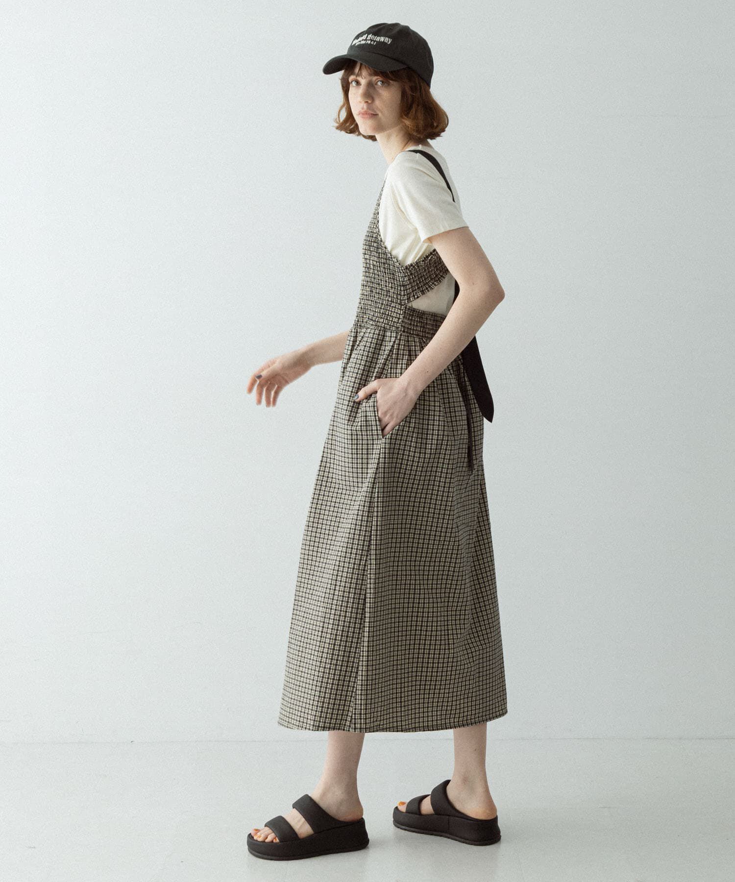 Sonny Label 「サマーチェックシャーリングキャミワンピース」|ワンピース|