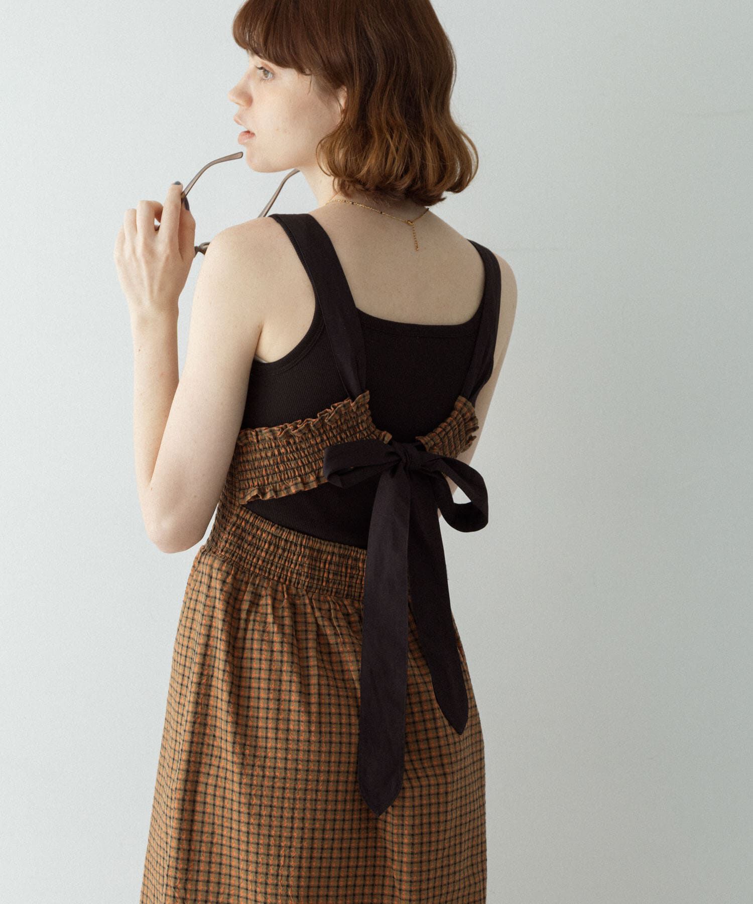 Sonny Label 「サマーチェックシャーリングキャミワンピース」|ワンピース|