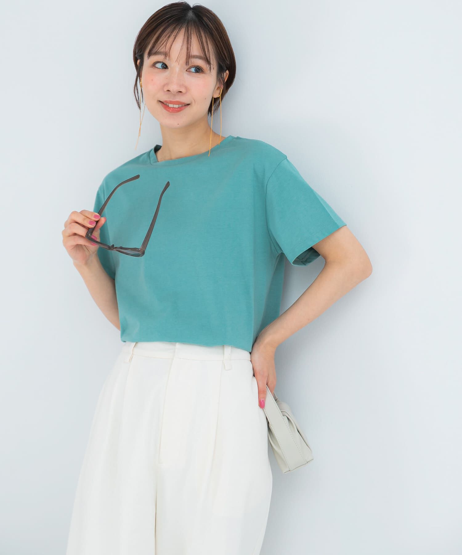 URBAN RESEARCH ROSSO「UVカットアイスコットンカットソー」|Tシャツ・カットソー|