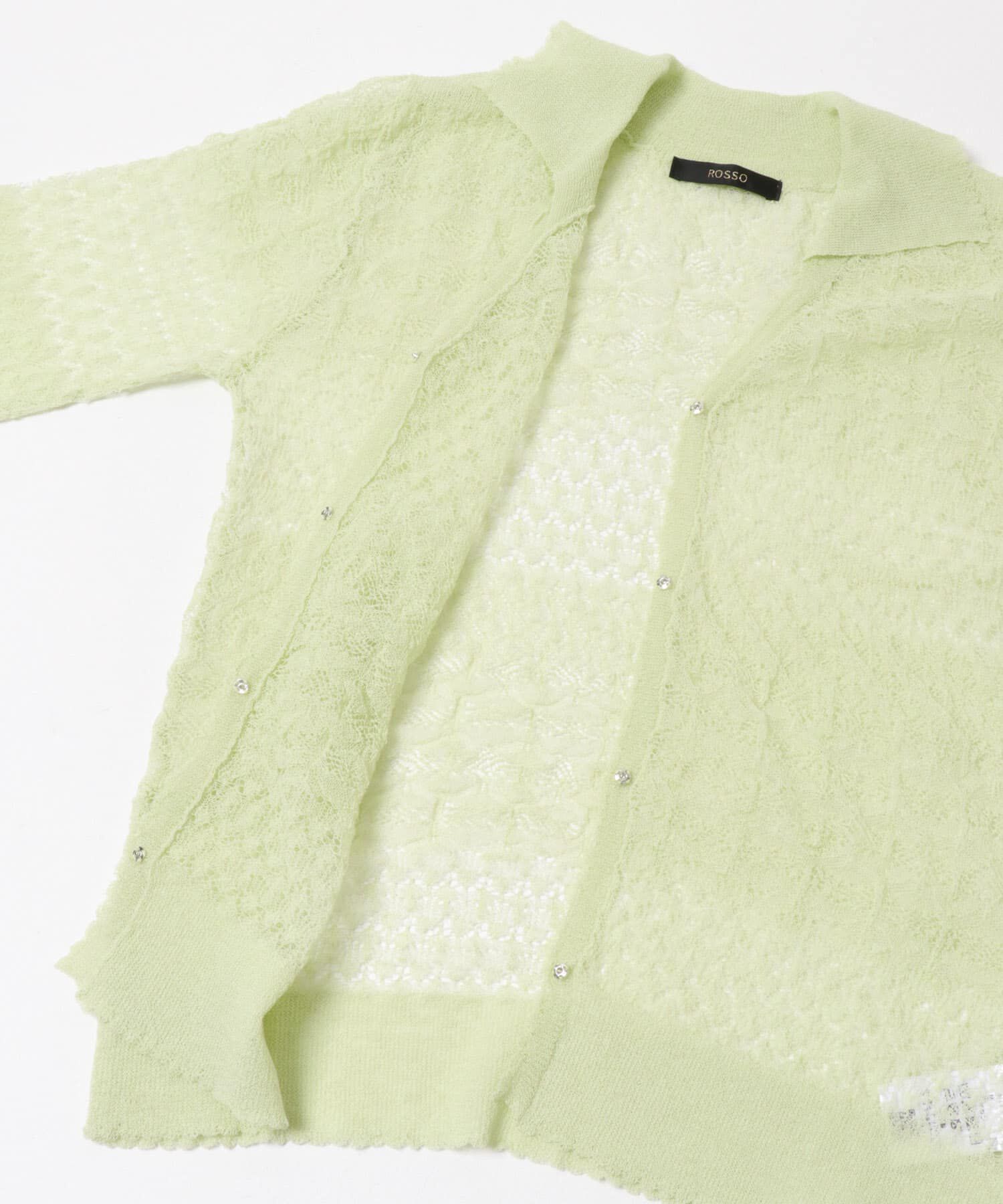 URBAN RESEARCH ROSSO「リネン混クロシェニットカーディガン」|カーディガン|