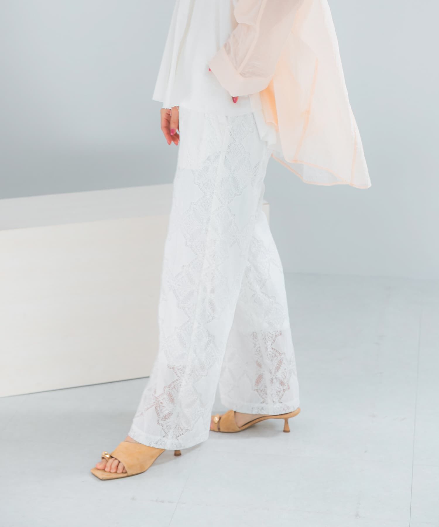 URBAN RESEARCH ROSSO「パネルレースストレートイージーパンツ」|その他|