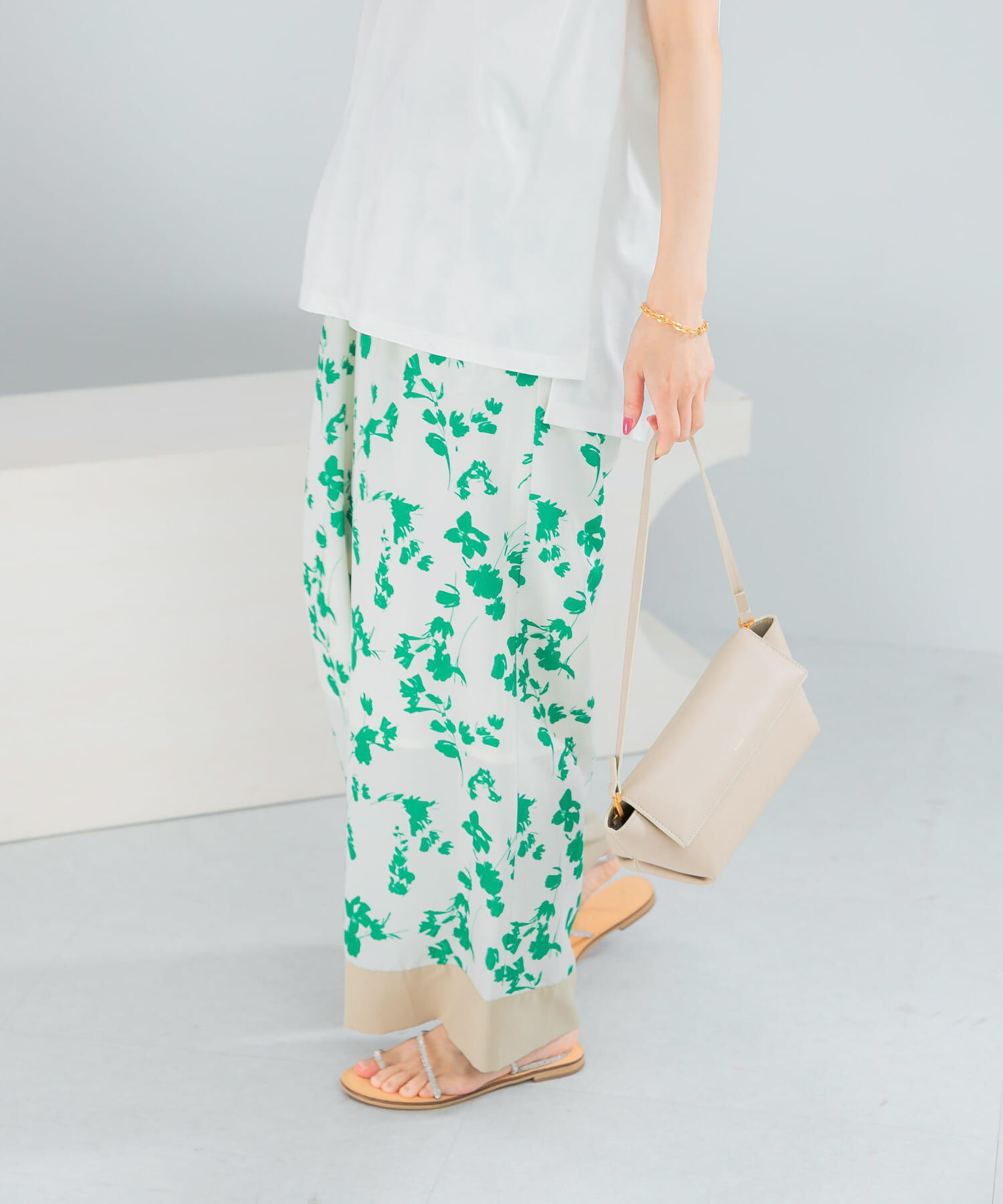 URBAN RESEARCH ROSSO「フラワーモチーフプリントパンツ」|その他|