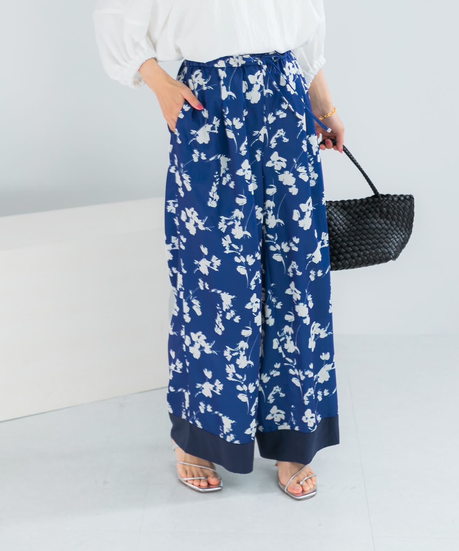 URBAN RESEARCH ROSSO「フラワーモチーフプリントパンツ」|その他|