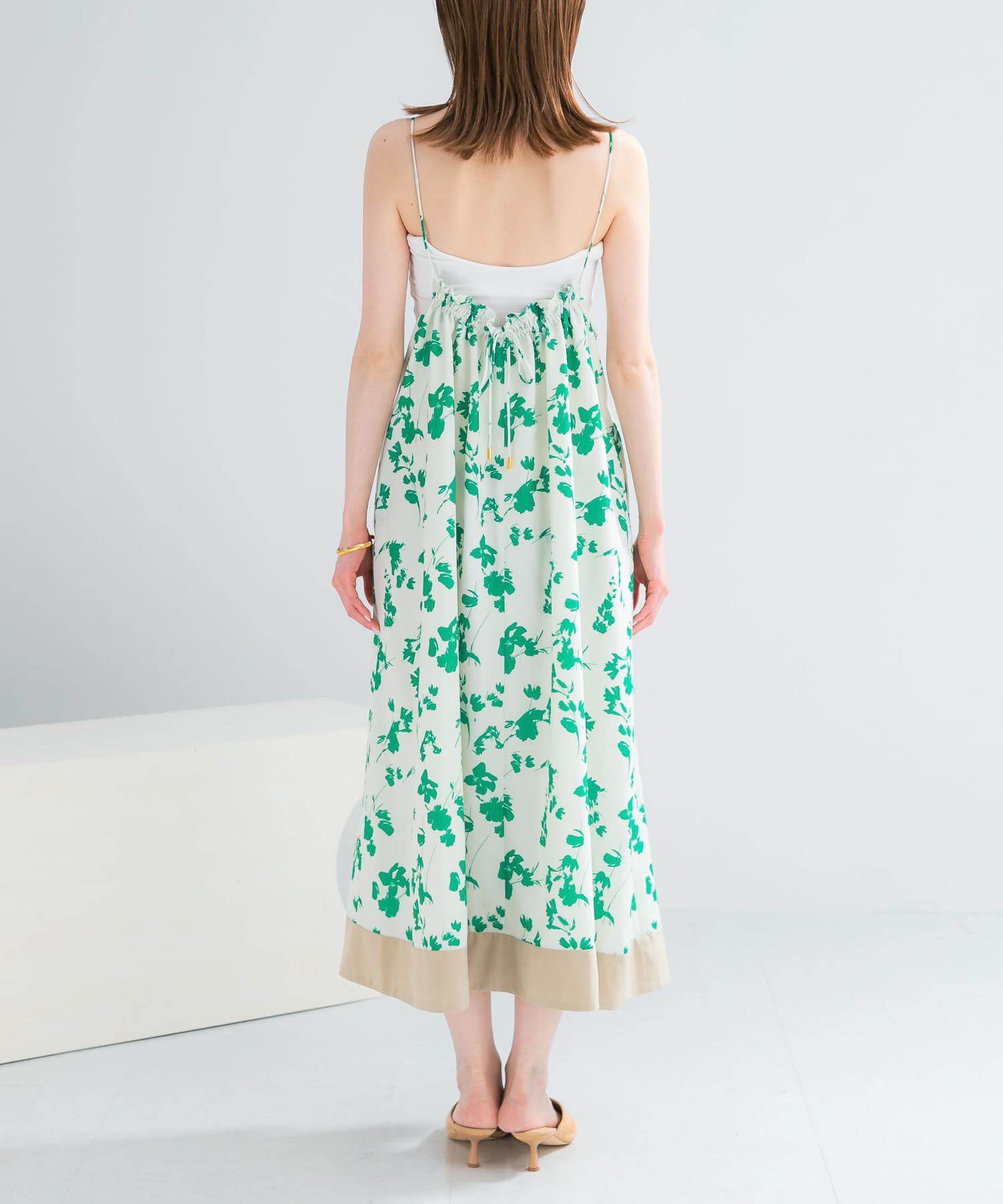 URBAN RESEARCH ROSSO「フラワーモチーフプリントキャミワンピース」|ワンピース|