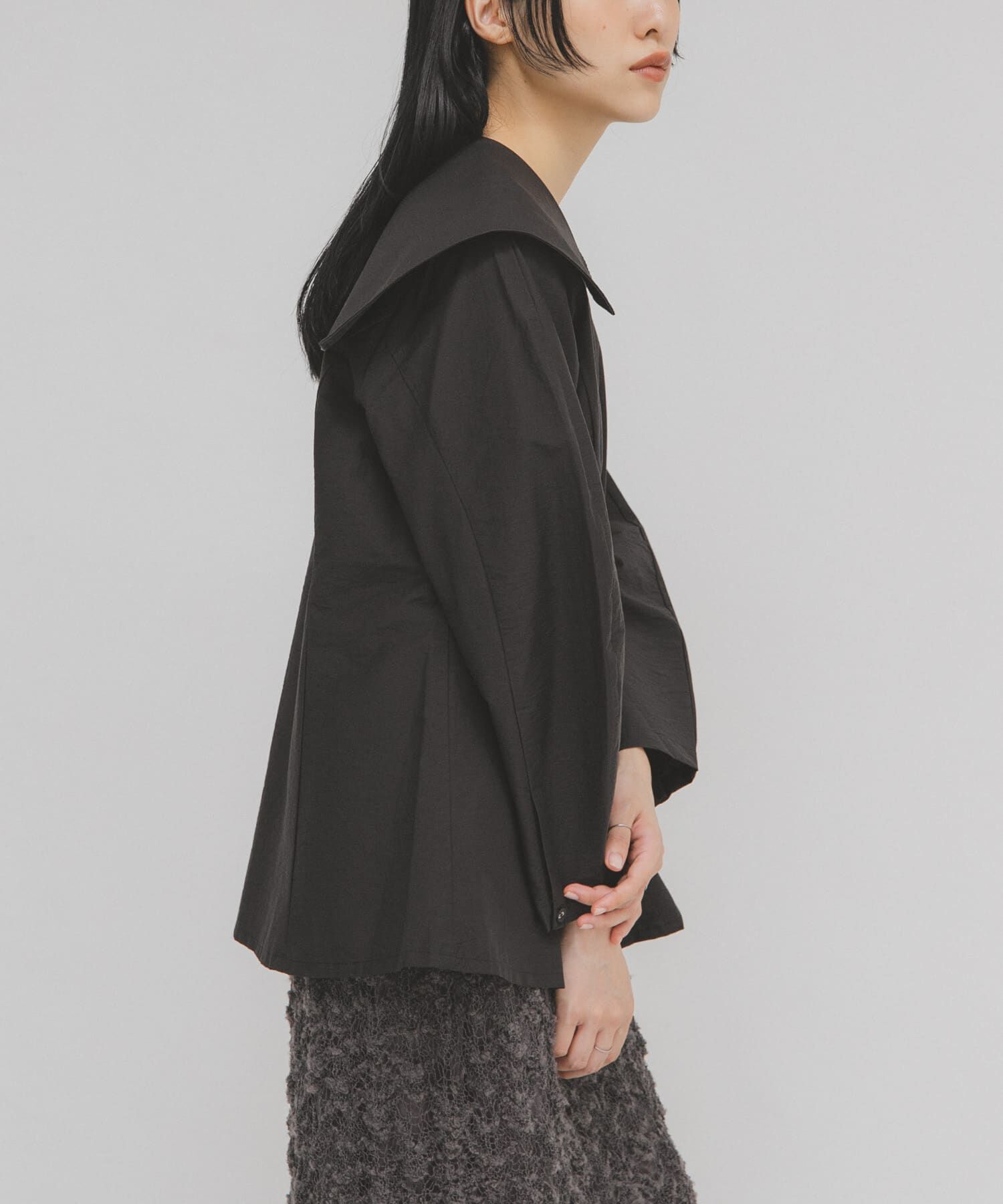  「セーラーカラーシェイプブラウス」|シャツ・ブラウス|