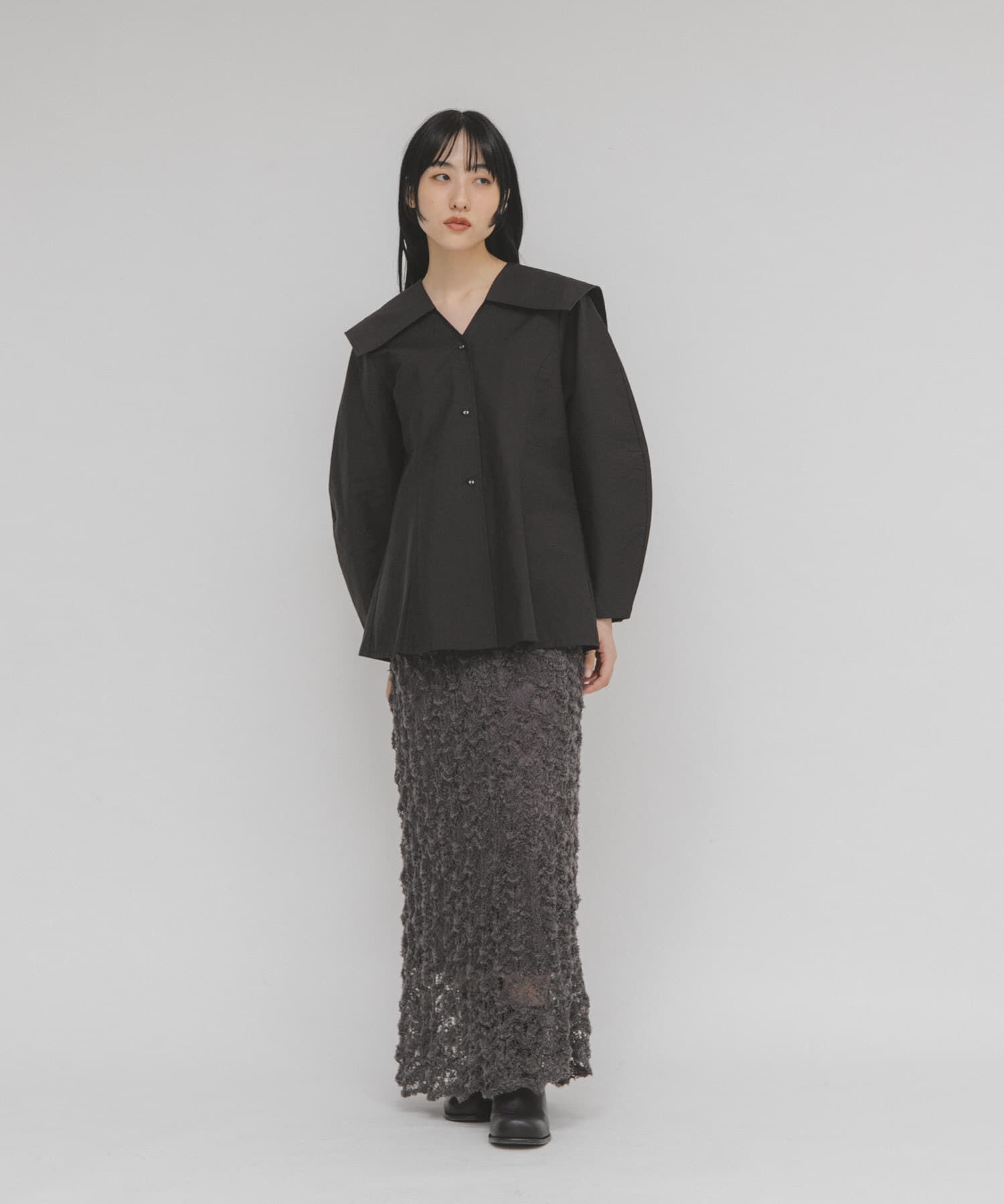  「セーラーカラーシェイプブラウス」|シャツ・ブラウス|