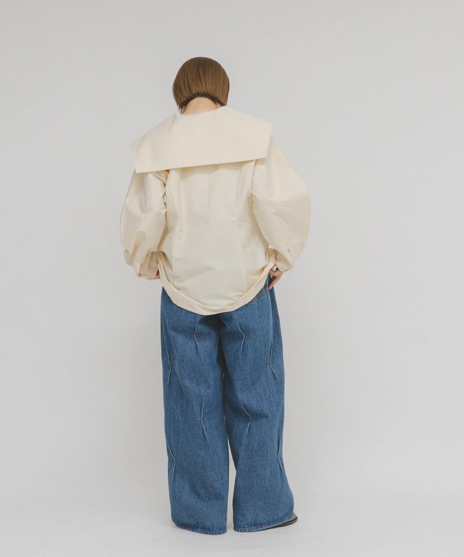  「セーラーカラーシェイプブラウス」|シャツ・ブラウス|