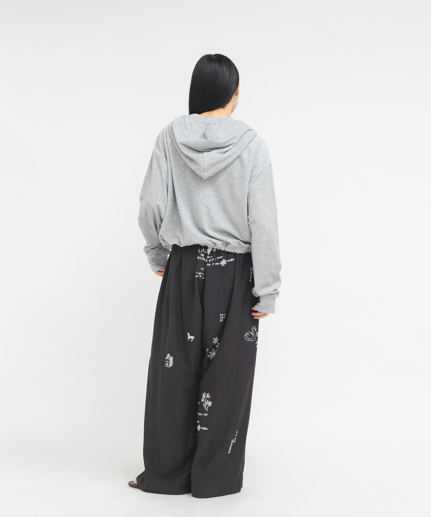  「リングドットパイルフーディー」|パーカー|