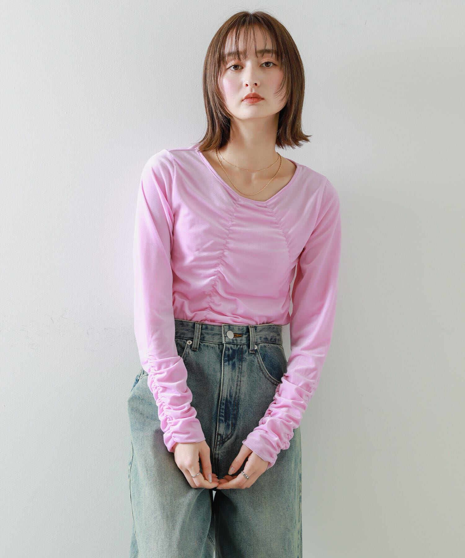 SENSE OF PLACE by URBAN RESEARCH「シアーベロアTシャツ」|Tシャツ・カットソー|