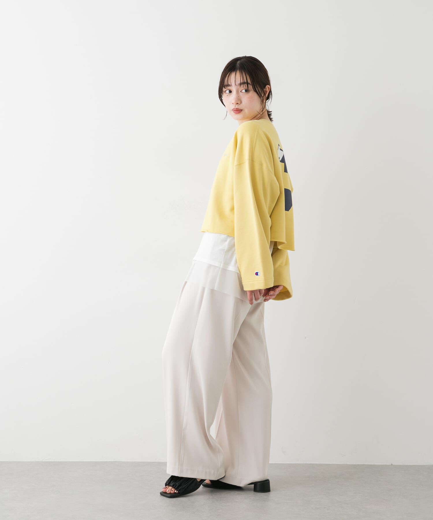 SENSE OF PLACE by URBAN RESEARCH「『別注』Champion&times;SENSE OF PLACE　カットオフスウェット」|スウェット・ジャージ|