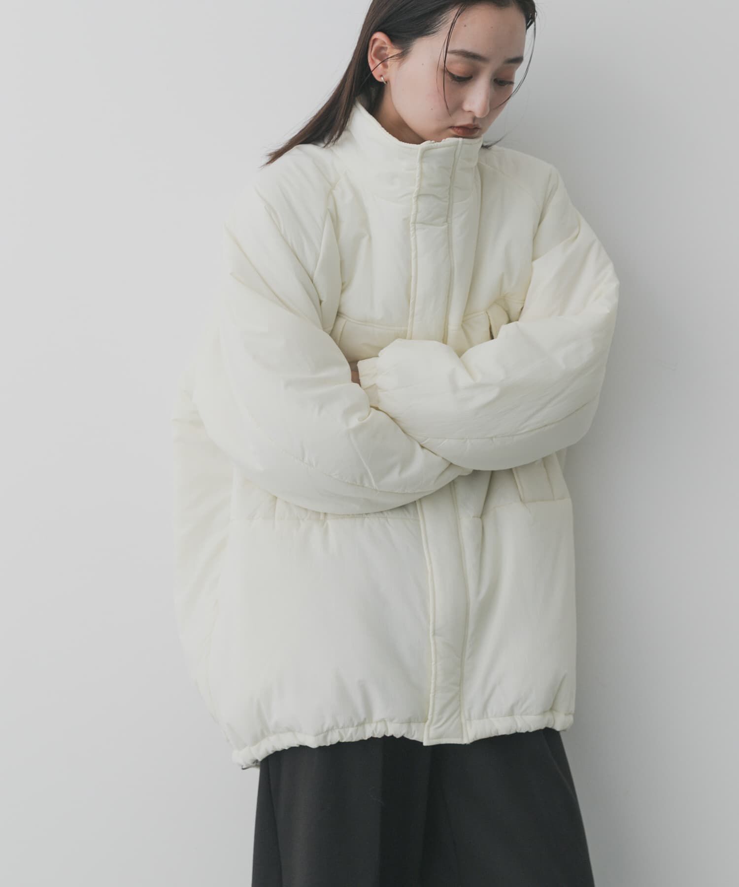 SENSE OF PLACE by URBAN RESEARCH「『撥水』『UR TECH』モンスターコート」|ダウン|アイボリー