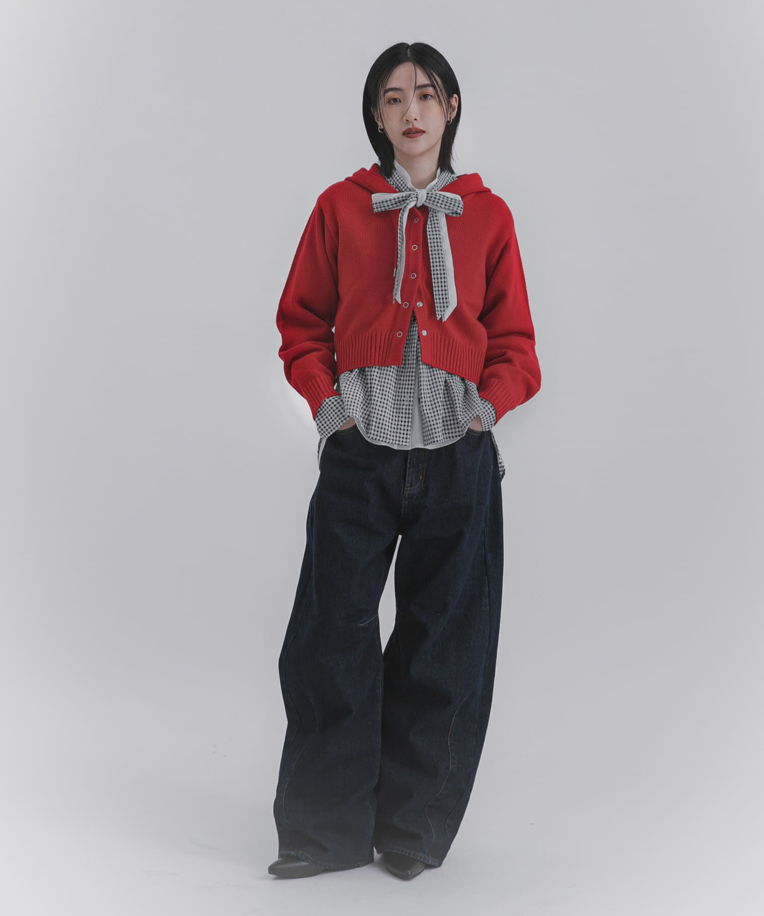 SENSE OF PLACE by URBAN RESEARCH「コンパクトフーディセーター」|ニット・セーター|