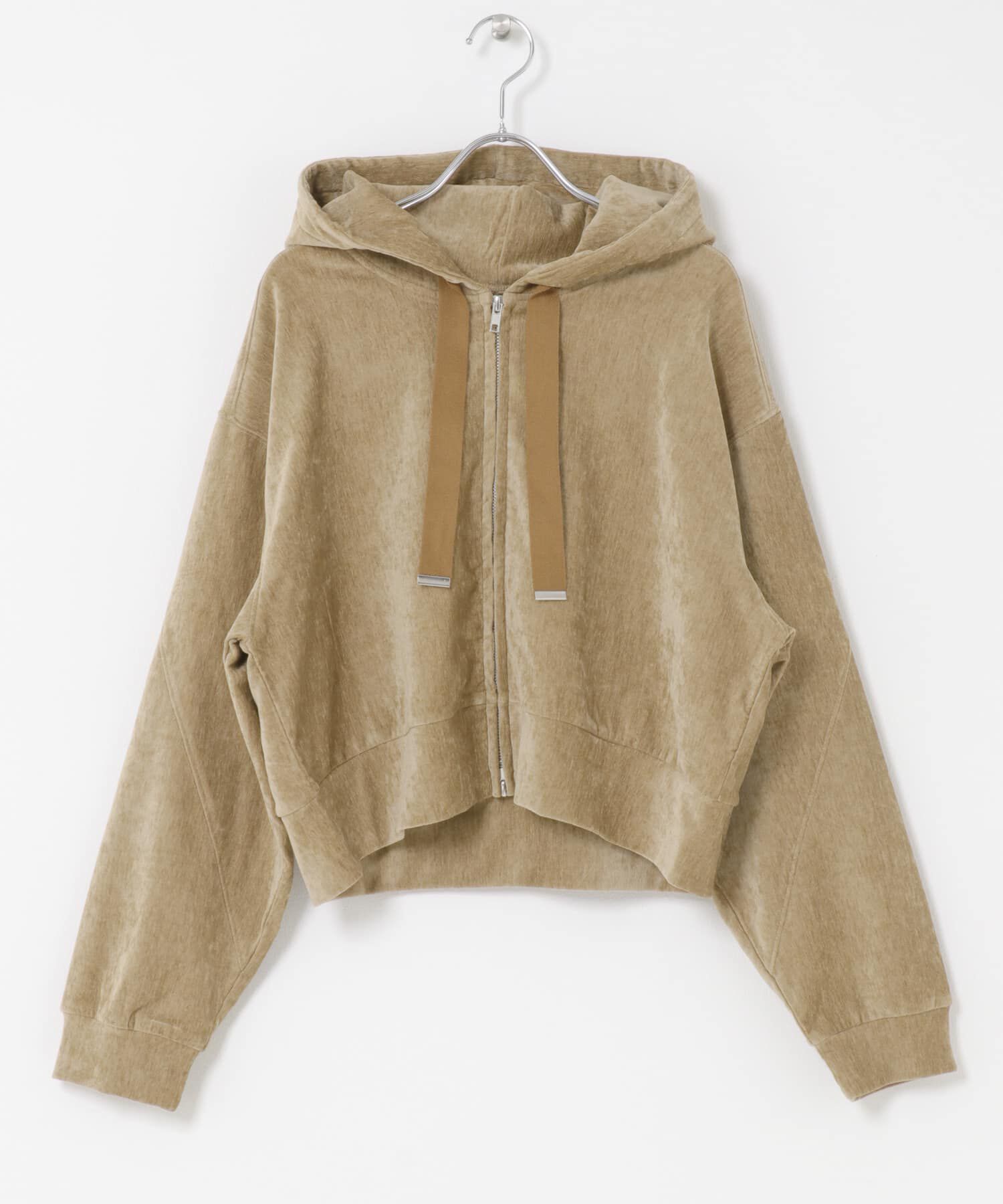 SENSE OF PLACE by URBAN RESEARCH「ベロアジップフーディ」|パーカー|