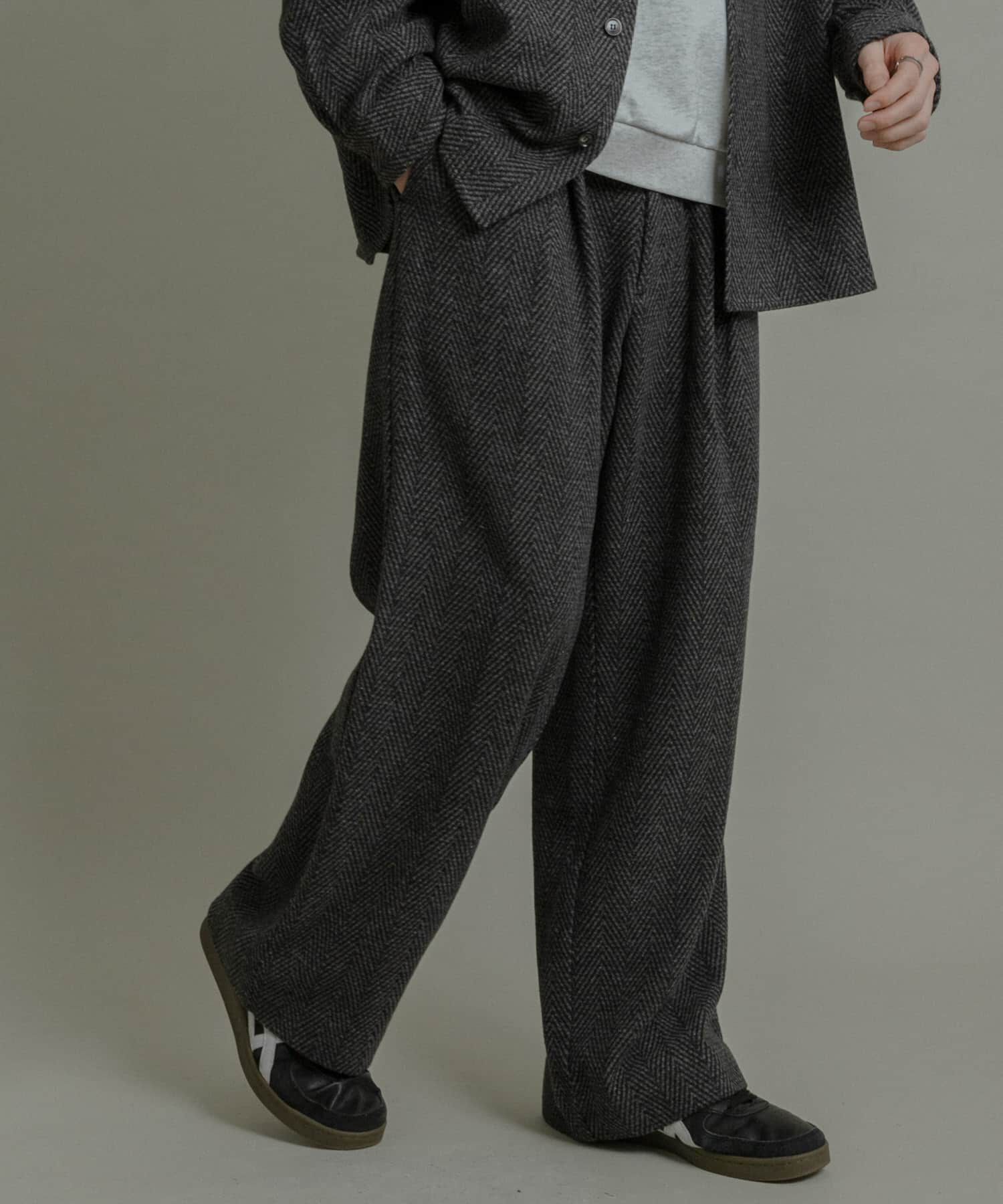 SENSE OF PLACE by URBAN RESEARCH「スライバーライクヘリンボーンワイドパンツ」|その他|