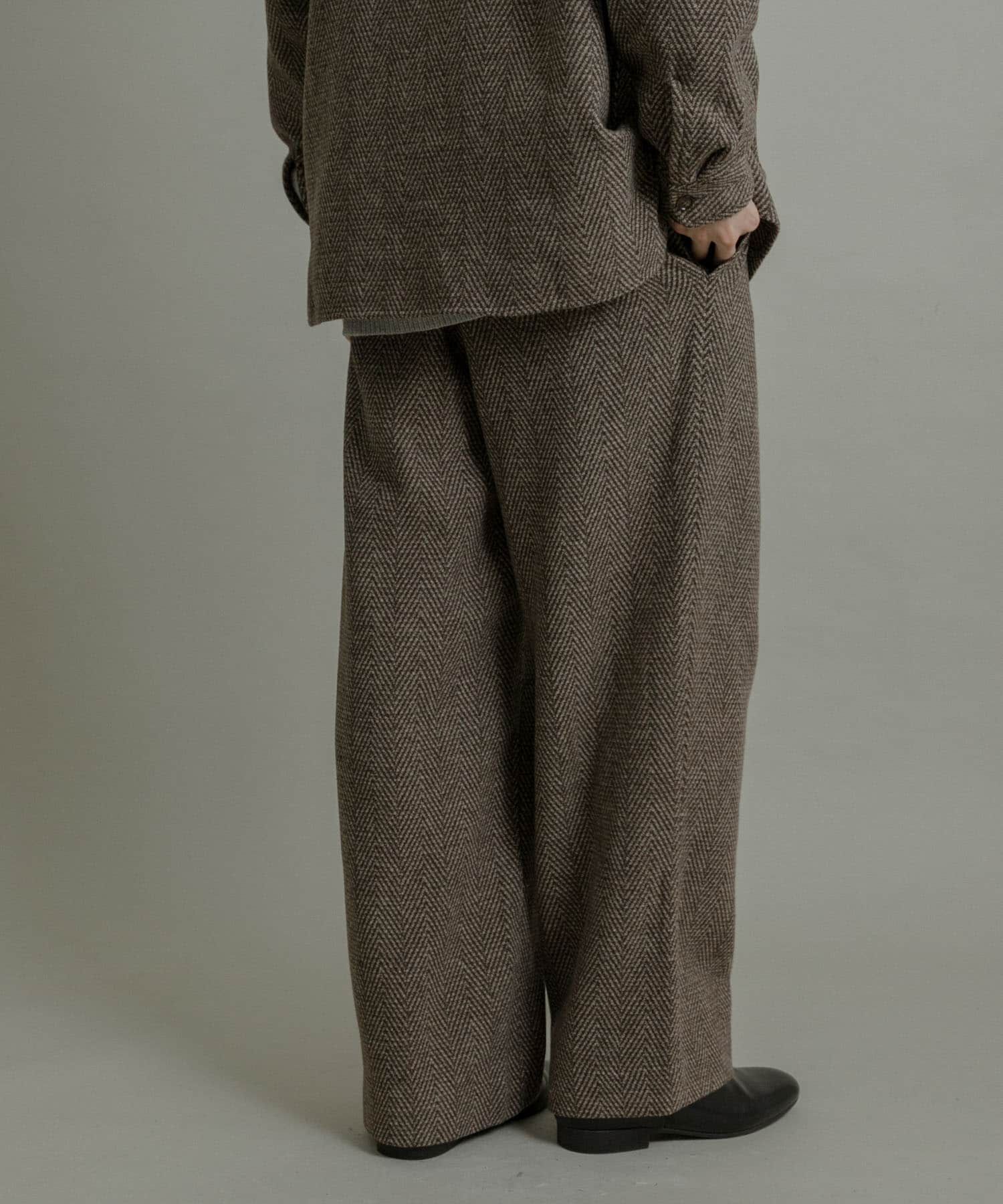SENSE OF PLACE by URBAN RESEARCH「スライバーライクヘリンボーンワイドパンツ」|その他|