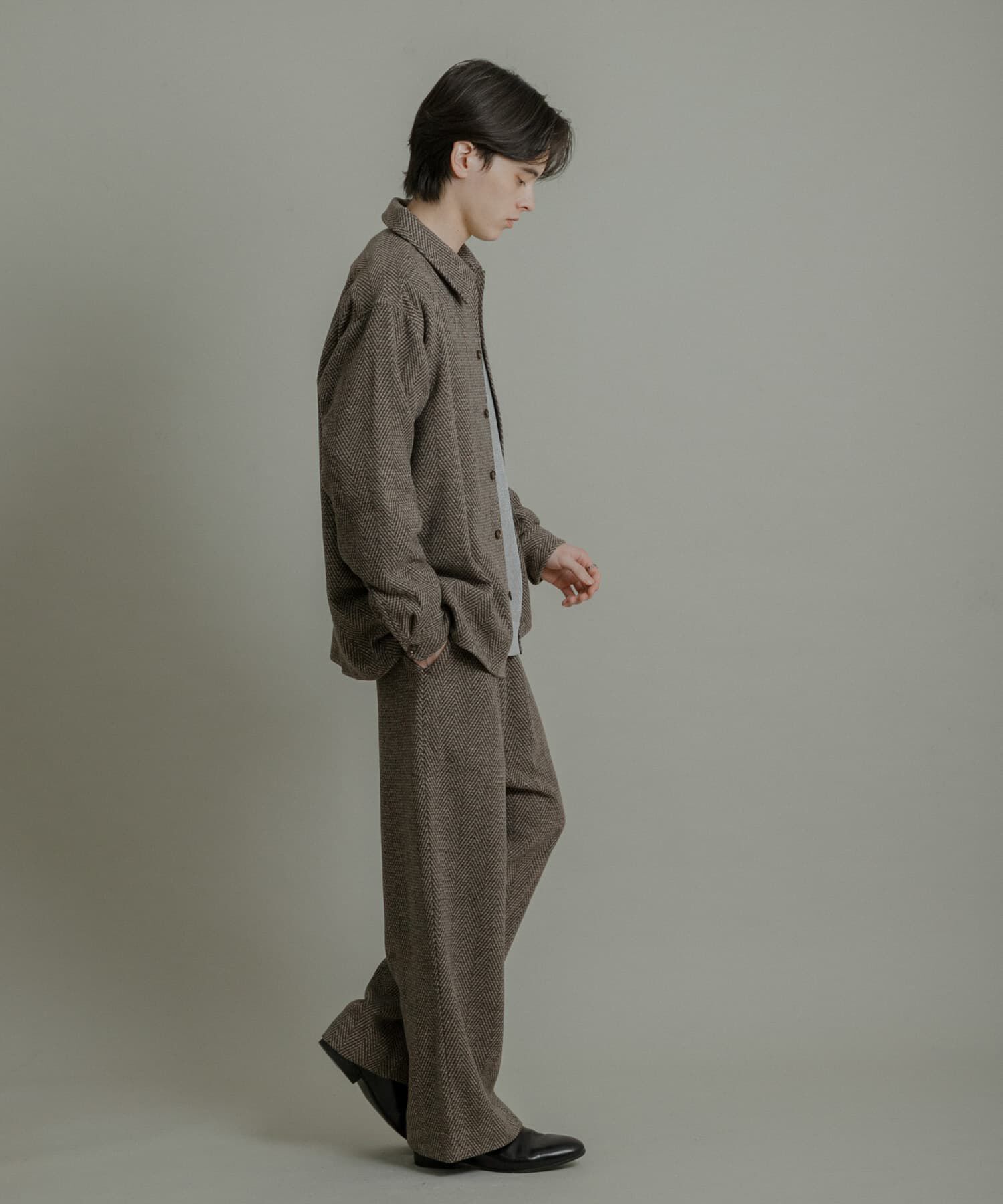 SENSE OF PLACE by URBAN RESEARCH「スライバーライクヘリンボーンワイドパンツ」|その他|