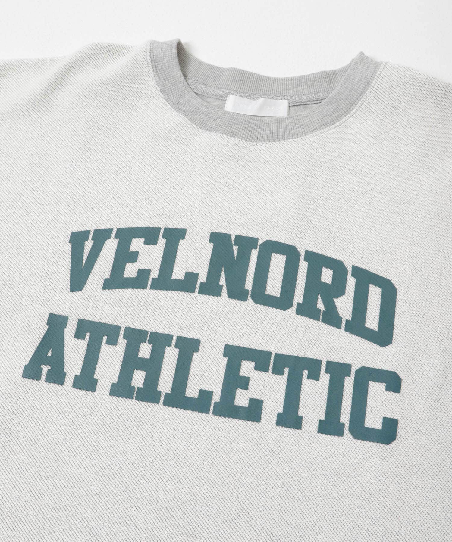 SENSE OF PLACE by URBAN RESEARCH「カレッジスウェットショートスリーブTシャツ」|スウェット・ジャージ|