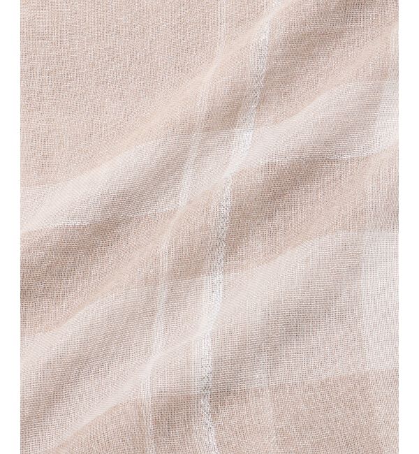  「《手洗い可能》チェックストール」|ストール|