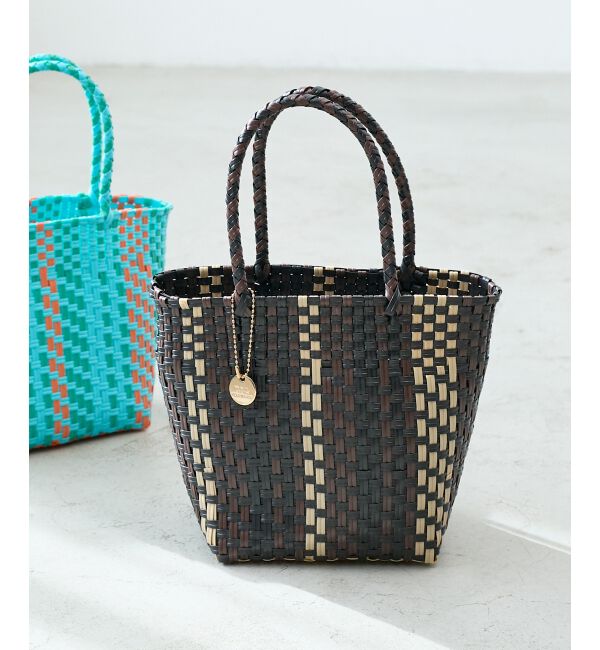  「スクエアメルカドバッグ」|かごバッグ|