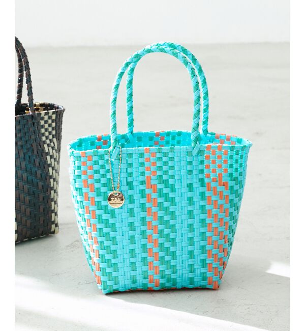  「スクエアメルカドバッグ」|かごバッグ|