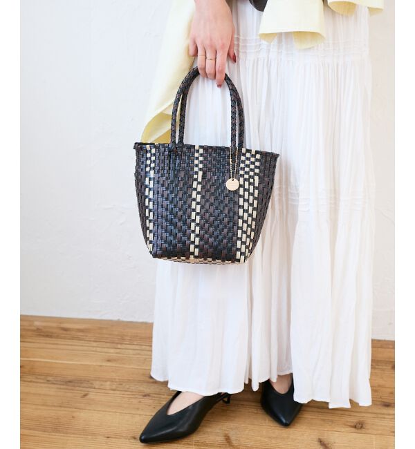  「スクエアメルカドバッグ」|かごバッグ|