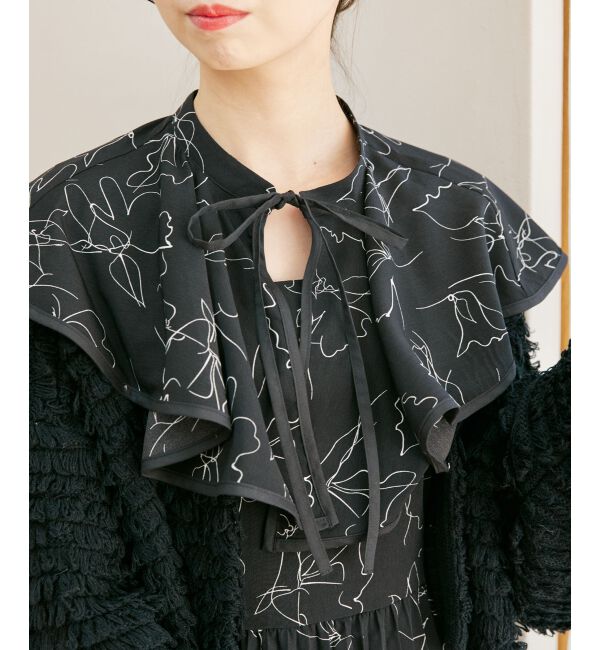 MAJESTICLEGON「フリルカラー2wayワンピース」|ワンピース|