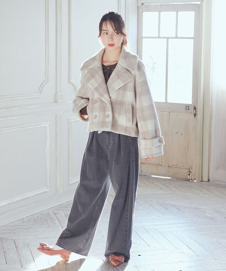 earth music&ecology「【WEB限定】シャギーショートコート」|その他|