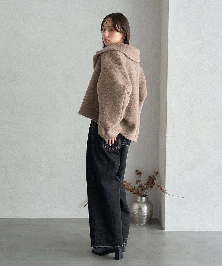 earth music&ecology「【WEB限定】シャギーショートコート」|その他|