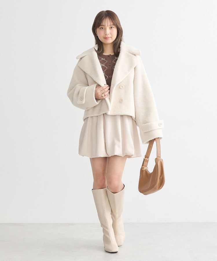 earth music&ecology「【WEB限定】シャギーショートコート」|その他|