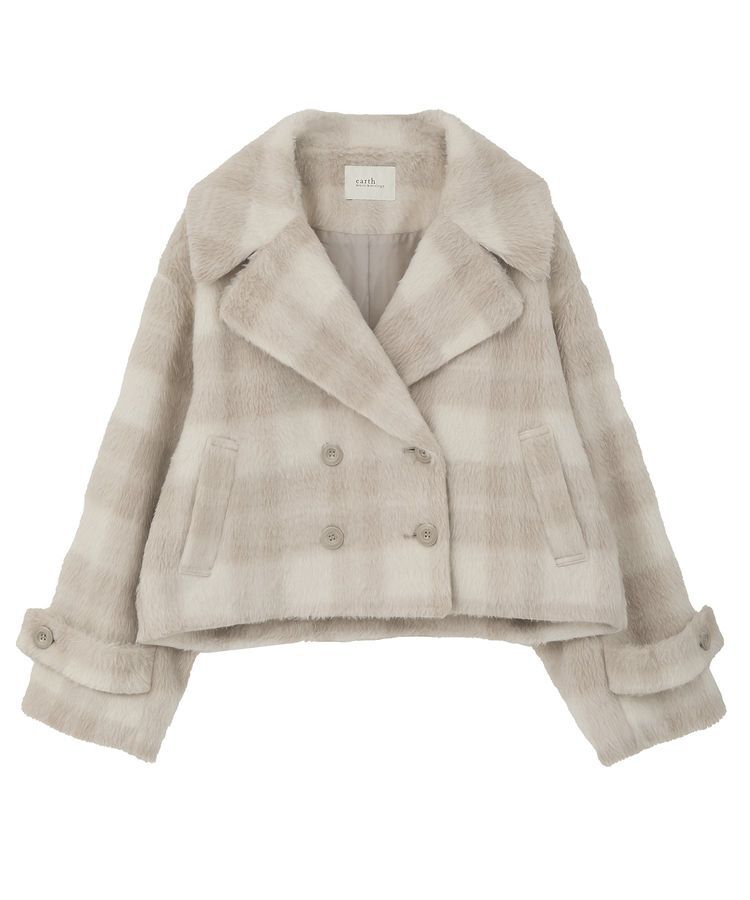 earth music&ecology「【WEB限定】シャギーショートコート」|その他|