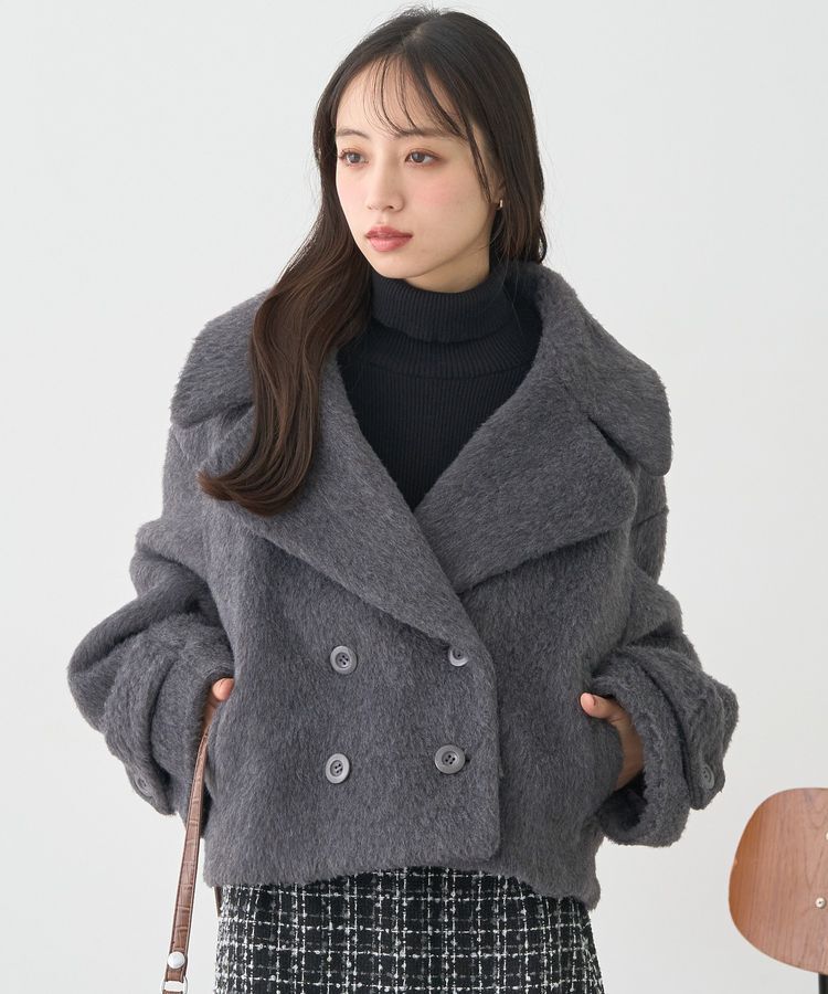 earth music&ecology「【WEB限定】シャギーショートコート」|その他|