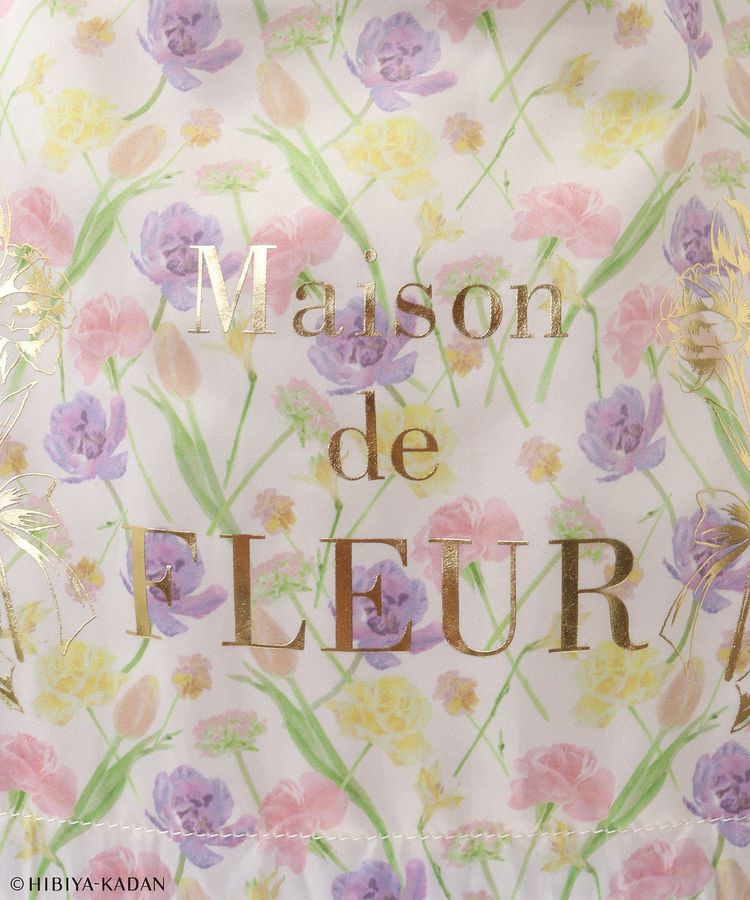 Maison de FLEUR「日比谷花壇コラボ ポケッタブルトート」|トートバッグ|