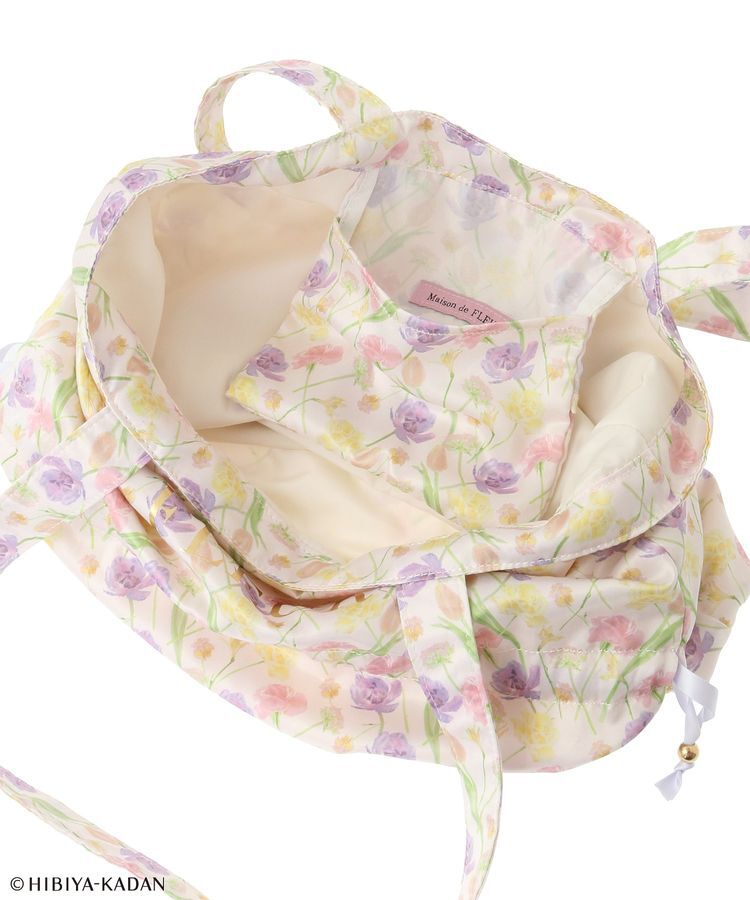 Maison de FLEUR「日比谷花壇コラボ ポケッタブルトート」|トートバッグ|