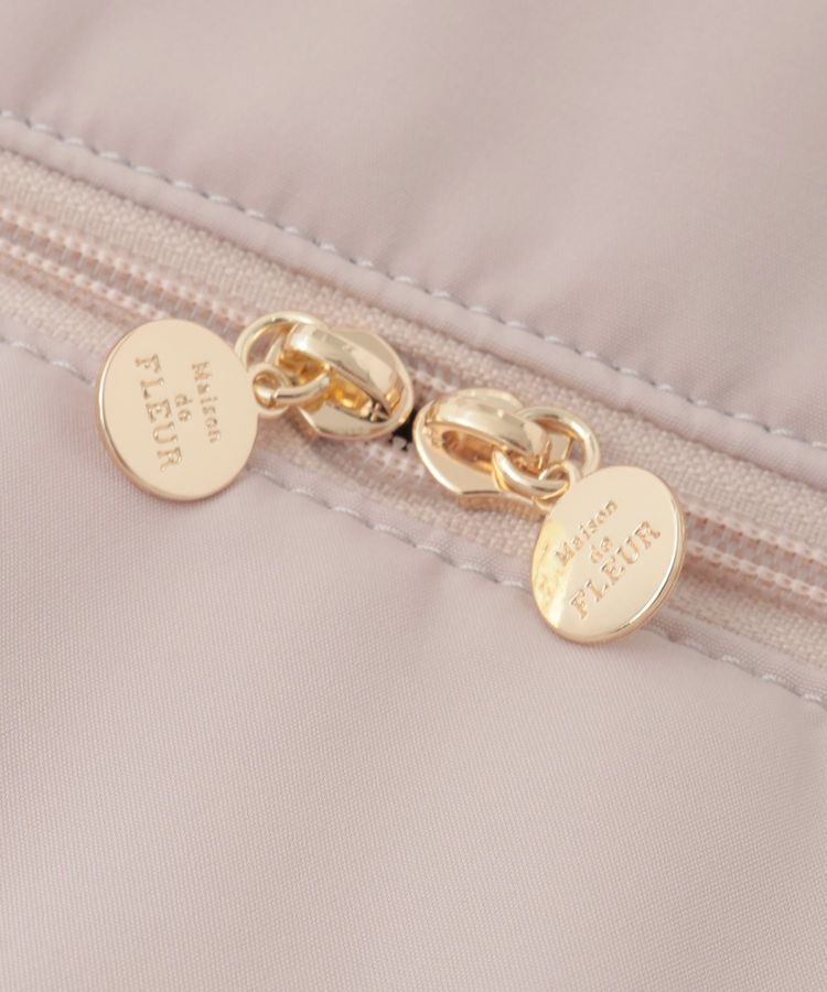 Maison de FLEUR「グログランリボン3ルームトートバッグ」|トートバッグ|