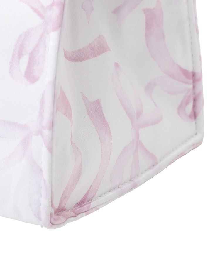 Maison de FLEUR「【保冷機能付き】リボン柄保冷バッグ」|トートバッグ|