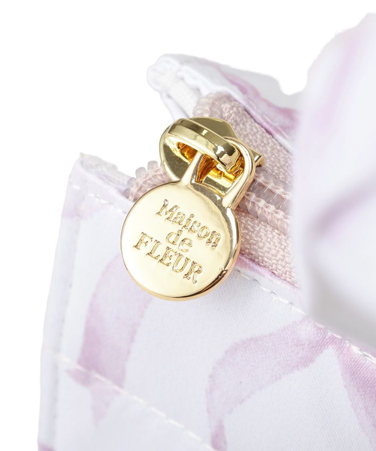 Maison de FLEUR「【保冷機能付き】リボン柄保冷バッグ」|トートバッグ|