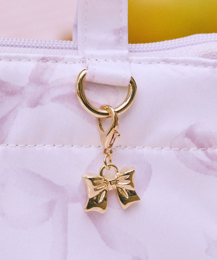 Maison de FLEUR「【保冷機能付き】リボン柄保冷バッグ」|トートバッグ|