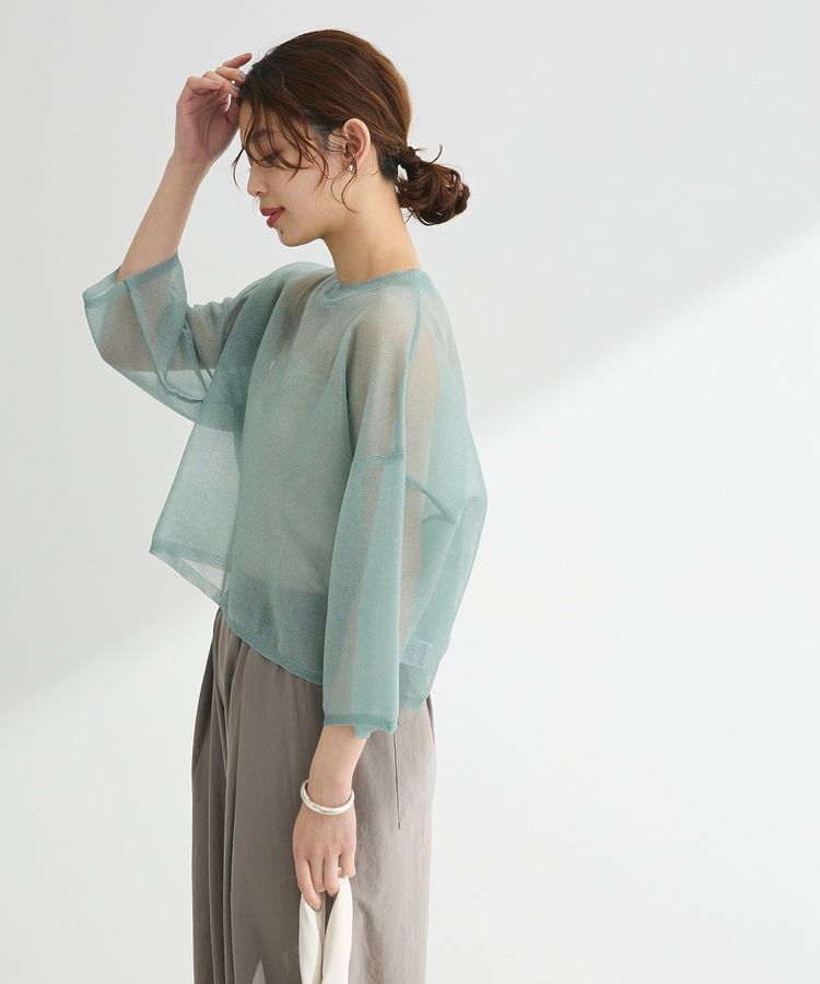 Green Parks「・ELENCARE DUE ラメシアーニットプルオーバー」|ニット・セーター|