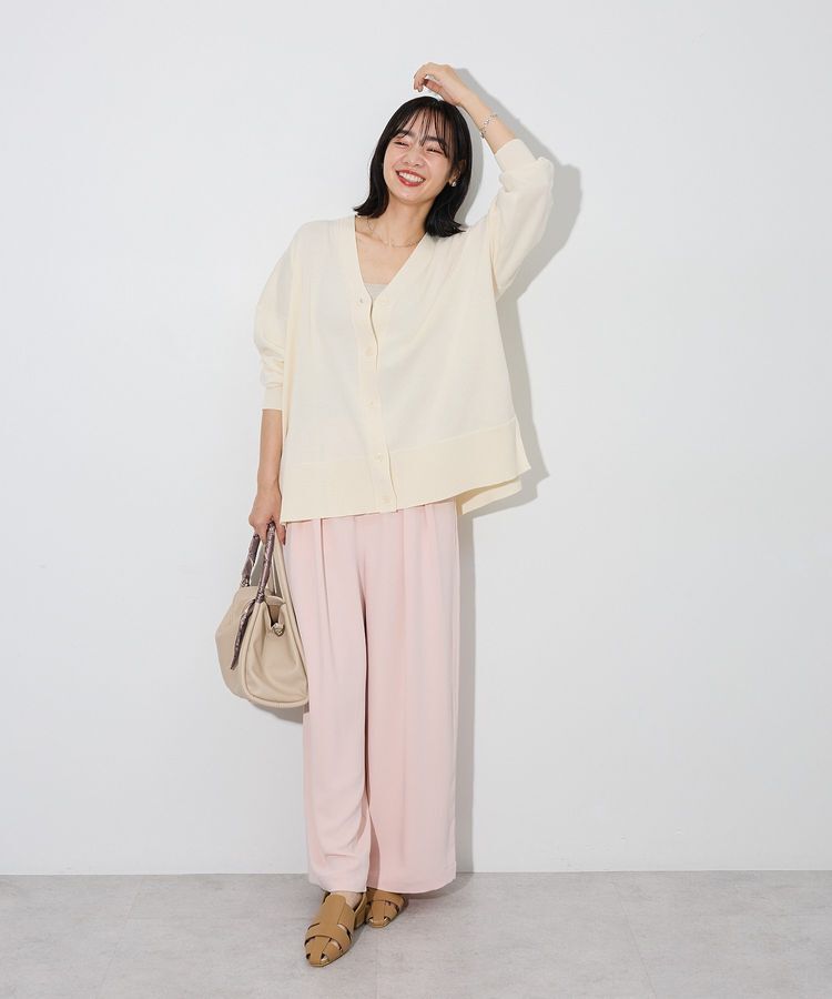 Green Parks「ここちニットVネックカーディガン」|カーディガン|