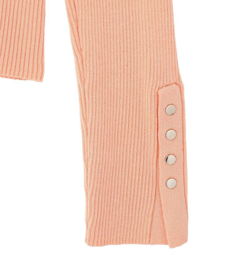 Green Parks「袖口金釦リブニットプルオーバー」|ニット・セーター|