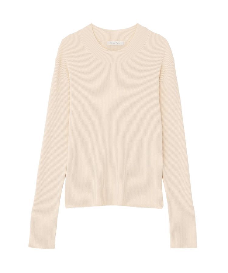 Green Parks「袖口金釦リブニットプルオーバー」|ニット・セーター|