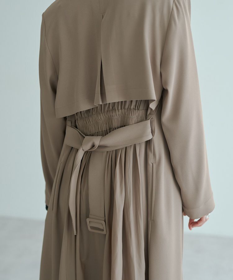 YECCA VECCA「【UVカット/花粉ガード】素材MIXトレンチコート」|トレンチコート|