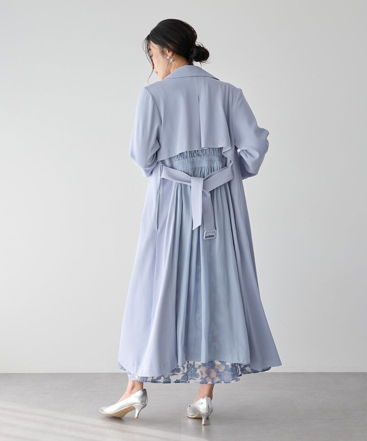 YECCA VECCA「【UVカット/花粉ガード】素材MIXトレンチコート」|トレンチコート|