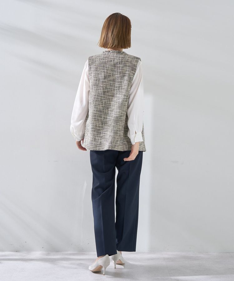 YECCA VECCA「ツイードジレ」|ベスト・ジレ|